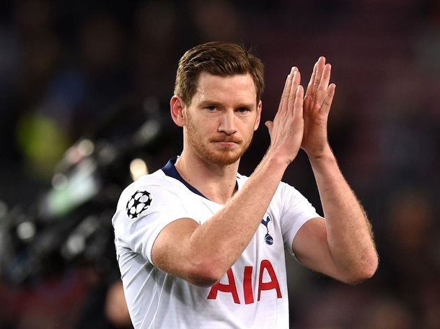 Tottenham 'tell Inter Milan Jan Vertonghen is not for sale in January' as Italian giants plot free summer switch with three-year deal - Bóng Đá