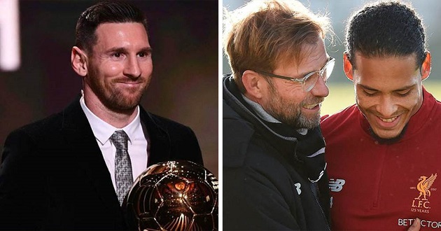 'It would've been right if Virg won it': Klopp on why VVD deserved Ballon d’Or more than Messi - Bóng Đá