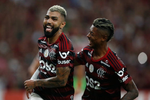 Report: West Ham United sent scouts to watch Flamengo forwards Gabriel Barbosa and Bruno Henrique against Liverpool ahead of January transfer - Bóng Đá