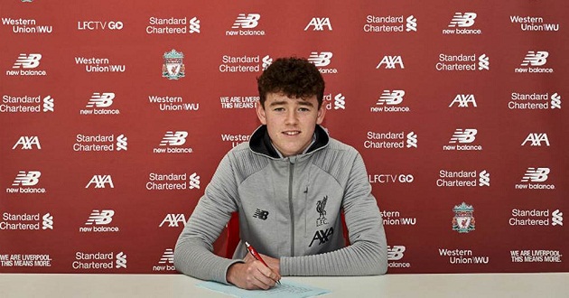 OFFICIAL: 17-year-old Tom Hill sings professional contract with Liverpool - Bóng Đá