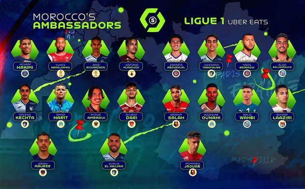 Dấu ấn cầu thủ Morocco ở Ligue 1 - Bóng Đá