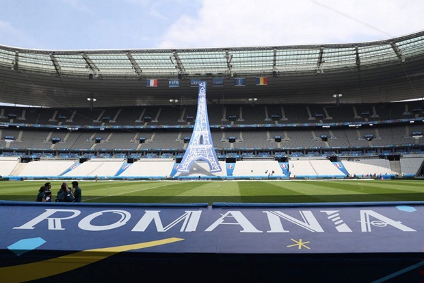 Trong sân vận động Stade de France, một chiếc tháp Eiffel thu nhỏ sẽ xuất hiện biểu trưng cho nước Pháp. Ảnh: Internet.