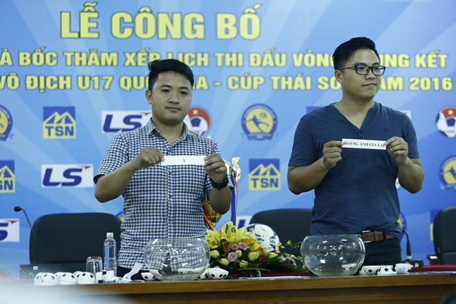 HAGL và SLNA cùng bảng ở giải U17 Quốc gia 2016