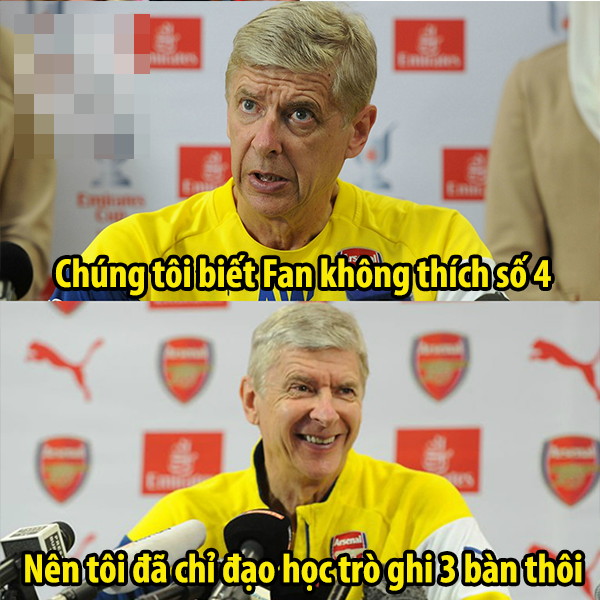 Ảnh chế: Arsenal thua trận vì Wenger "chiều lòng" CĐV; Martial thừa nhận MU được "thần rùa" giúp sức
