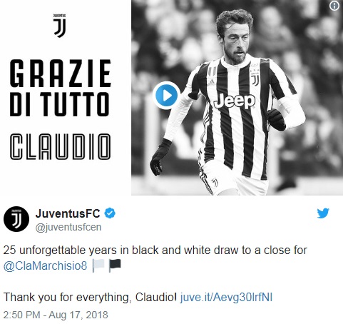 CHÍNH THỨC: Juventus chia tay 