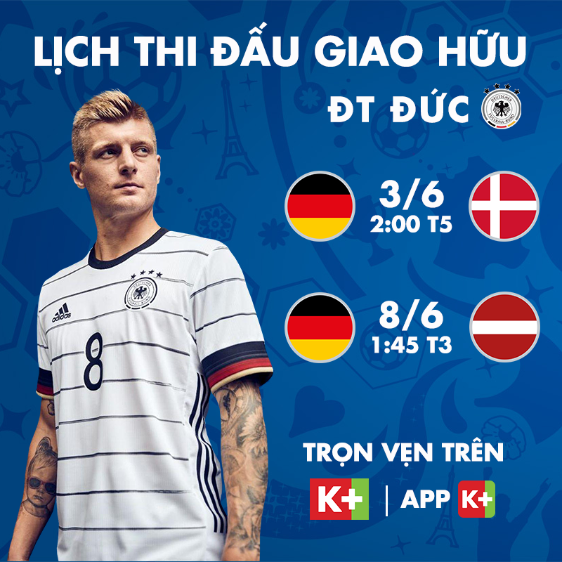 Fan chờ đón màn thể hiện của Đức cũng như cựu binh Thomas Muller ở trận giao hữu gặp Đan Mạch