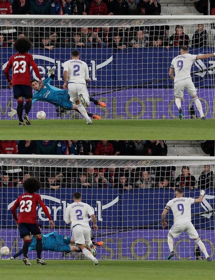 Benzema hai lần đá hỏng 11m, Real Madrid vẫn thắng dễ '3 sao' - Bóng Đá