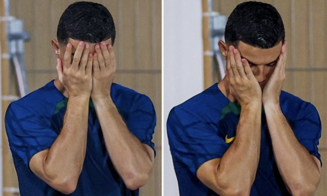 Hình ảnh mệt mỏi của Ronaldo - Bóng Đá