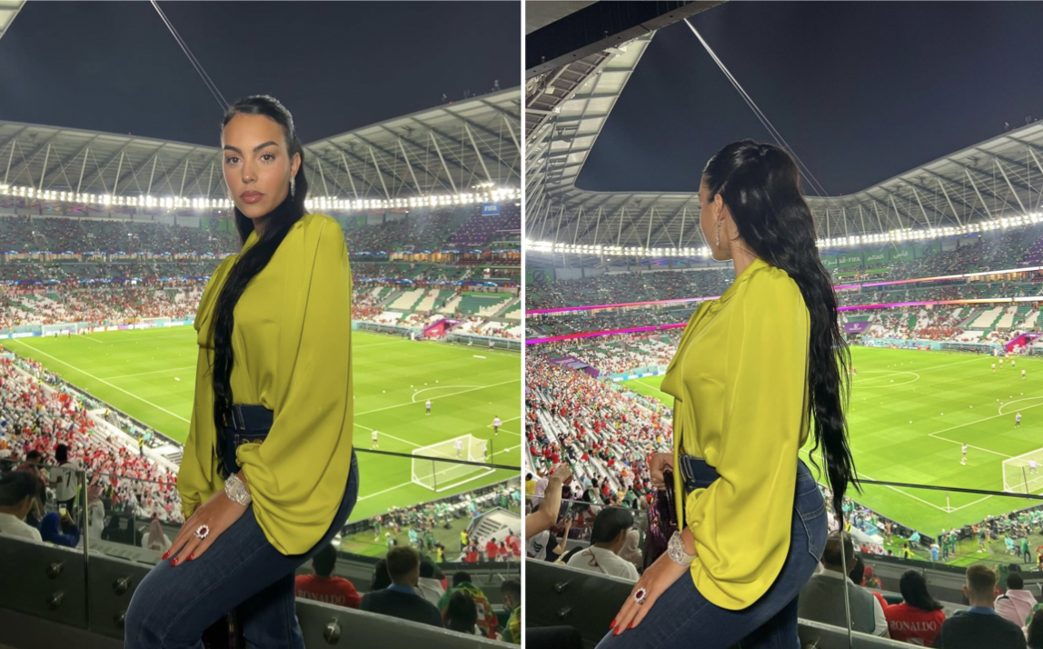  Bạn gái Ronaldo mặc gợi cảm tại Qatar - Bóng Đá