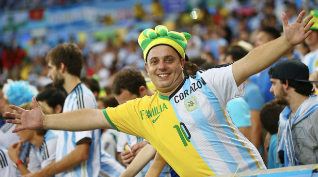 33% CĐV Brazil ủng hộ Argentina vô địch World Cup - Bóng Đá