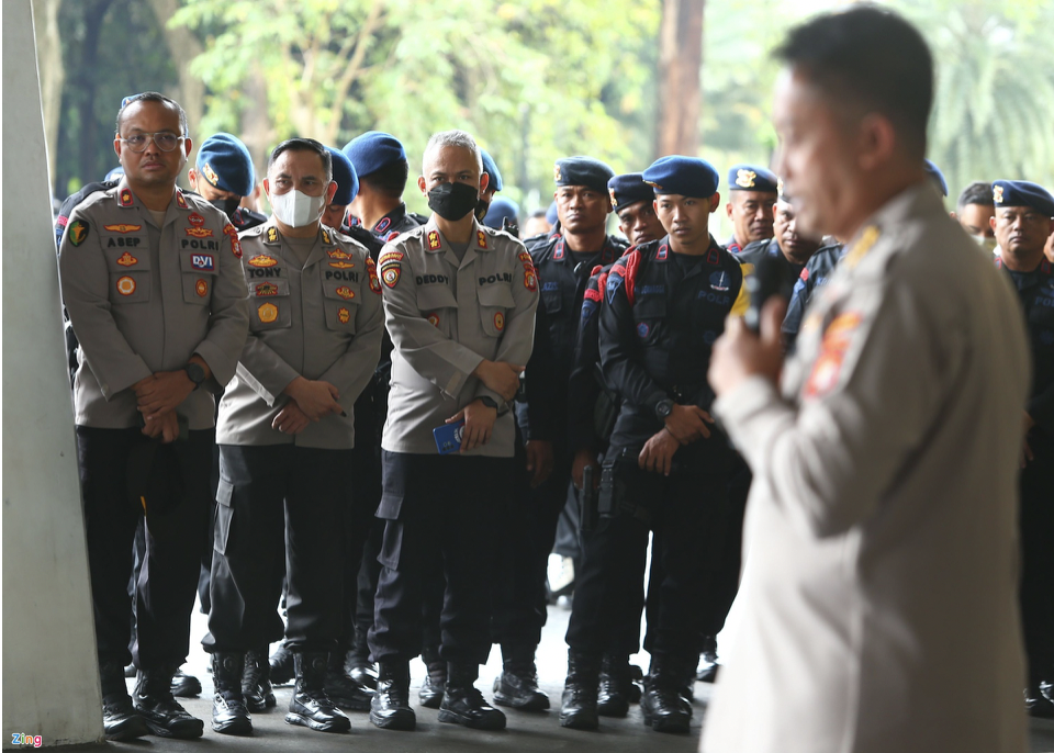 An ninh được siết chặt tối đa ở trận Indonesia - Việt Nam - Bóng Đá