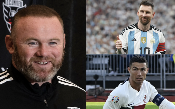 Protecting Messi, Rooney confronts Ronaldo - Football