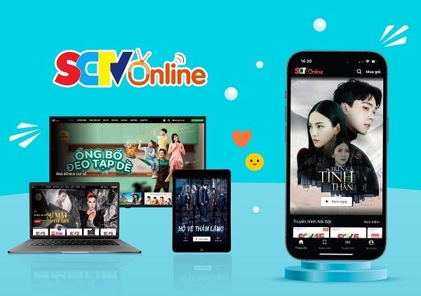 Ứng dụng SCTV Online với giao diện thân thiện
