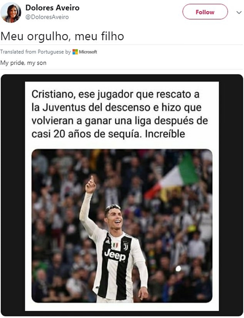 Mẹ Ronaldo nói lời không thể tin về Juventus - Bóng Đá