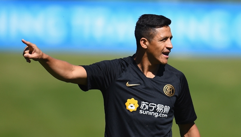 Ảnh Sanchez tập luyện tại Inter Milan - Bóng Đá
