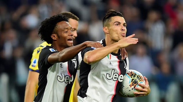 Ronaldo ghi bàn, Juventus vẫn hú vía trước Hellas Verona - Bóng Đá
