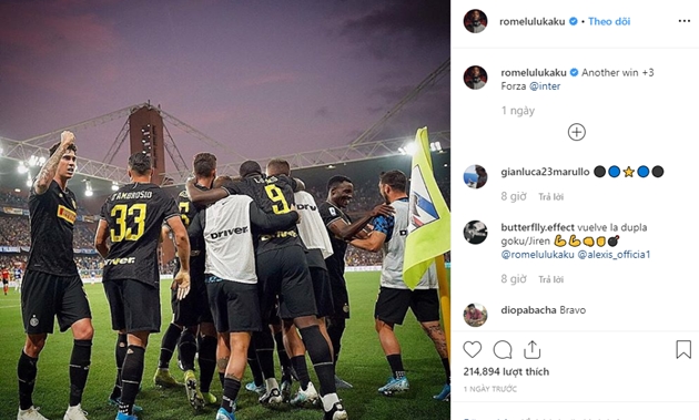 Lukaku đăng thông điệp lên Instagram - Bóng Đá