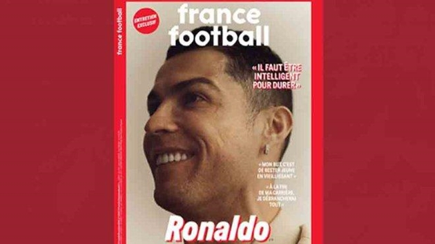 Ronaldo xuất hiện trên trang bìa France Football => Quả bóng vàng - Bóng Đá