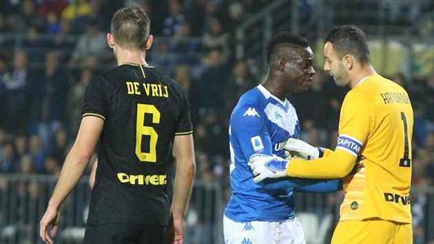 Sự cô đơn của Balotelli và những hình ảnh đẹp trong trận Brescia - Inter Milan - Bóng Đá