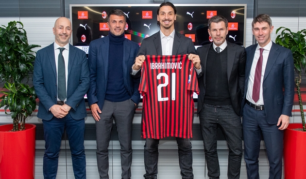 Ảnh Ibrahimovic ra mắt AC Milan - Bóng Đá