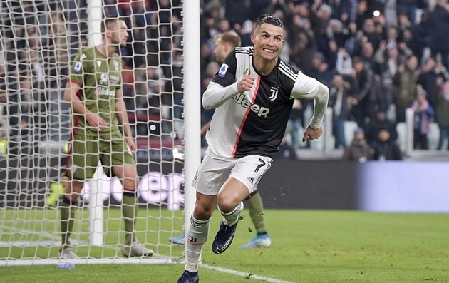 Ronaldo trở thành cầu thủ xuất sắc nhất tháng 1 Serie A - Bóng Đá
