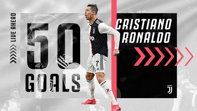 Ronaldo cán mốc 50 bàn thắng ở cho Juventus - Bóng Đá