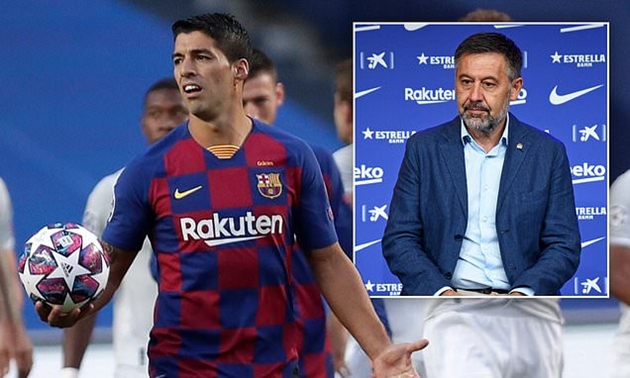 Bartomeu xác nhận Barca không mua Depay và Lautaro; giữ chân Suarez - Bóng Đá