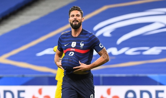 Giroud overtakes Platini in France scoring charts on 100th cap as Camavinga marks historic appearance with bicycle kick - Bóng Đá