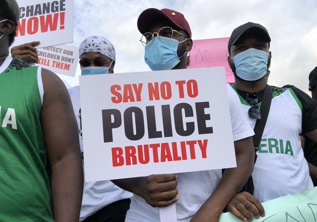 #EndSARS: Sarr, Balogun and Ogu join Nigeria youths in protest against police brutality - Bóng Đá