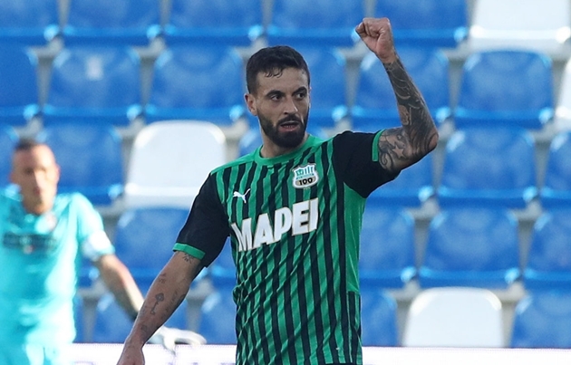 5. Francesco Caputo: 19 bàn thắng sau 30 trận. Sassuolo đã trình diễn lối chơi tấn công đẹp mắt và hiệu quả trong năm 2020. Il Cicco đã đóng góp rất nhiều vào lối chơi ấy.