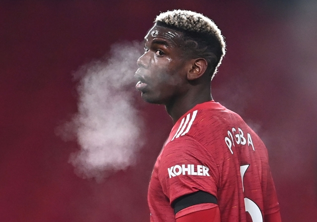 Paul Pogba trong trận đấu với Aston Villa.