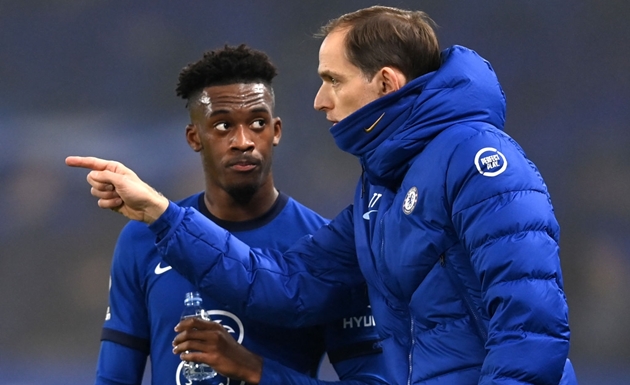 Thomas Tuchel và Callum Hudson-Odoi đang xảy ra mâu thuẫn.