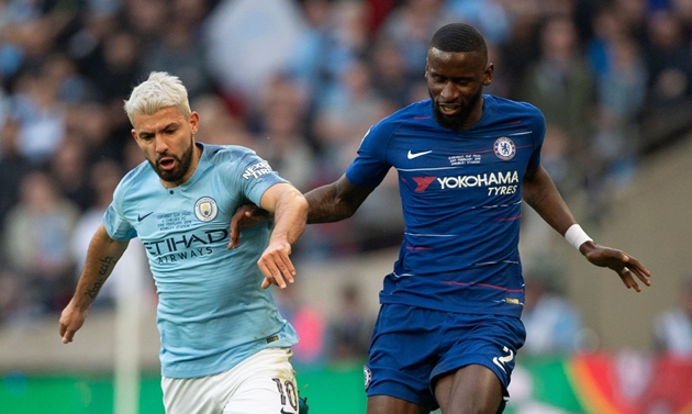 Antonio Rudiger has praised the quality of reported Chelsea target Sergio Aguero - Bóng Đá