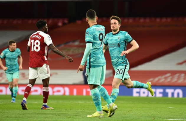 TRỰC TIẾP Arsenal 0-3 Liverpool (H2): Diogo Jota lập cú đúp - Bóng Đá