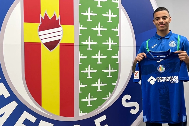 Greenwood vừa chuyển đến Getafe.