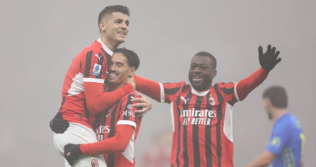 Morata khai hỏa, AC Milan đè bẹp Empoli