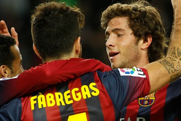 Fabregas chiêu mộ thành công Sergi Roberto