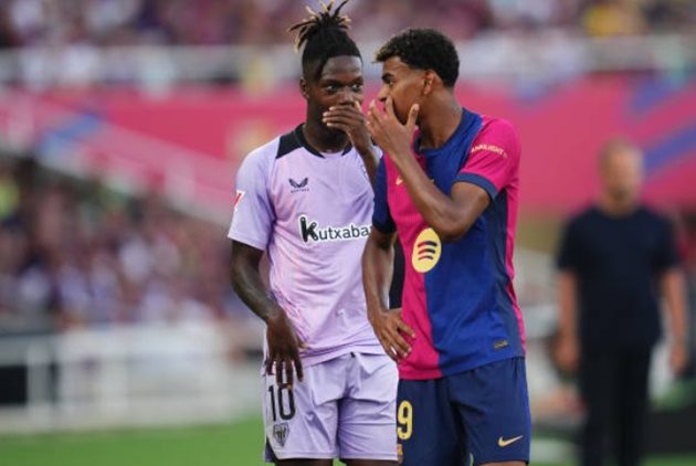 5 điểm nhấn Barcelona 2-1 Athletic Club: Khác biệt Lamine Yamal; Laporta và Nico Williams bị la ó