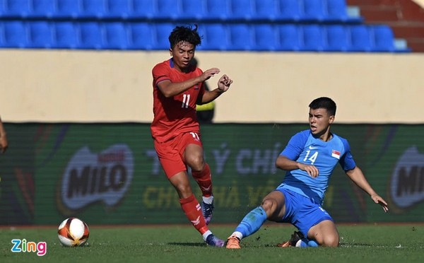 U23 Campuchia vs U23 Singapore - Bóng Đá