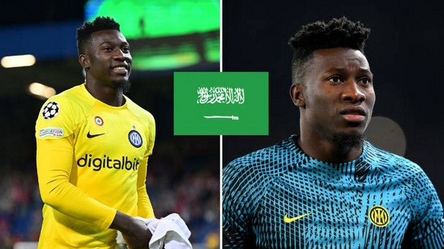 Al Nassr giành Andre Onana với Man Utd.
