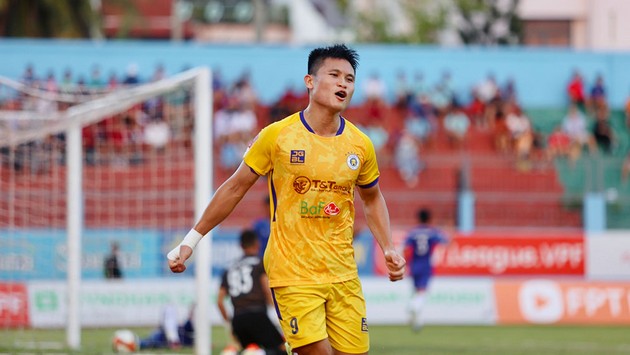 Hà Nội giành chiến thắng tối thiểu trước Khánh Hòa. Ảnh: VPF.