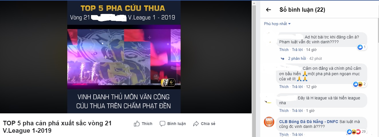 BTC V-League vinh danh thủ môn Hà Nội vì bắt sai luật? - Bóng Đá