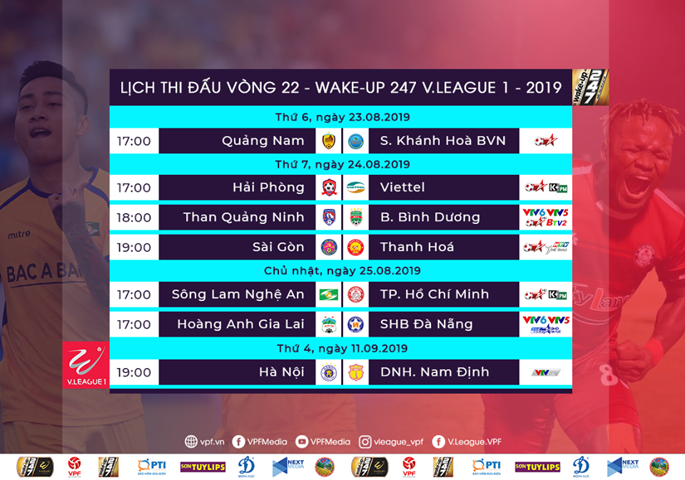 Trước vòng 22 V-League 2019: HAGL, Khánh Hòa nguy kịch? - Bóng Đá