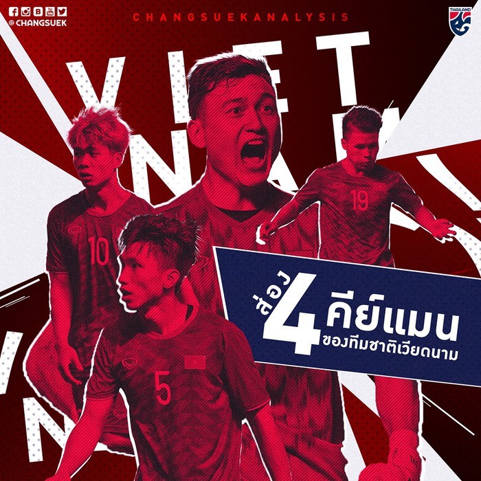 Thái Lan chỉ ra 4 cầu thủ đáng gờm nhất của ĐT Việt Nam - Bóng Đá
