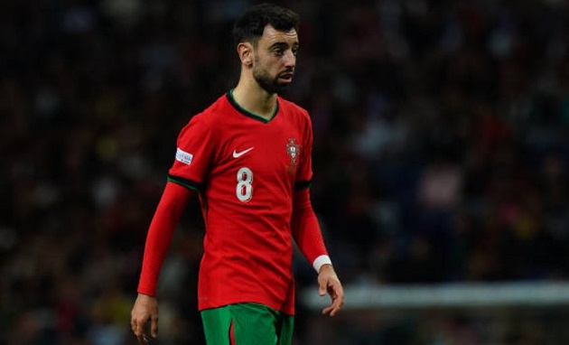 Bruno Fernandes chia tay ĐT Bồ Đào Nha, trở lại Man Utd gặp Amorim