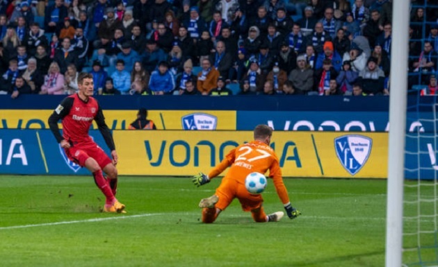 Bochum 1-1 Leverkusen: Thầy trò Alonso vuột chiến thắng ở phút 90