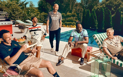 Ảnh bài viết Vieira, Zidane, Ferdinand cực ngầu trong áo đấu thứ 3 của CLB