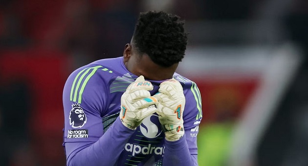 Andre Onana cúi đầu, Man Utd chìm sâu vào khủng hoảng