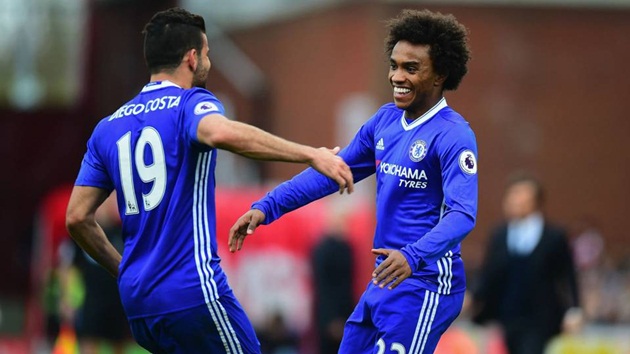 NÓNG: Willian vắng mặt tại buổi tập mới nhất của Chelsea vì lý do 