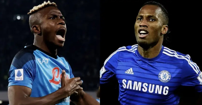 Phong cách thi đấu của Osimhen được ví như Drogba.